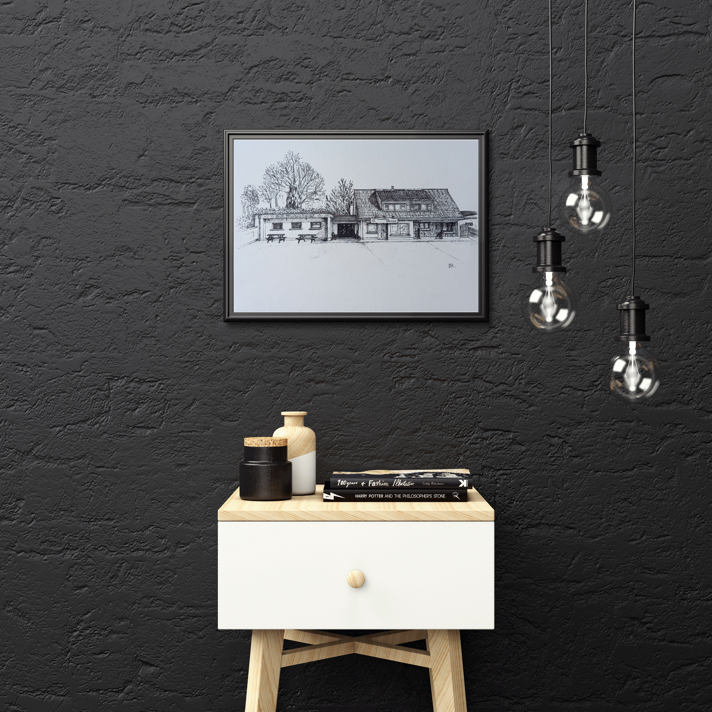 INK HOUSE PORTRAIT