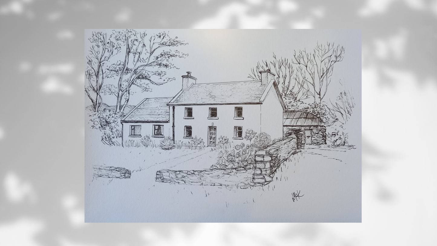 INK HOUSE PORTRAIT