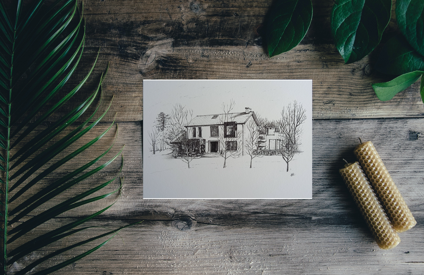 INK HOUSE PORTRAIT
