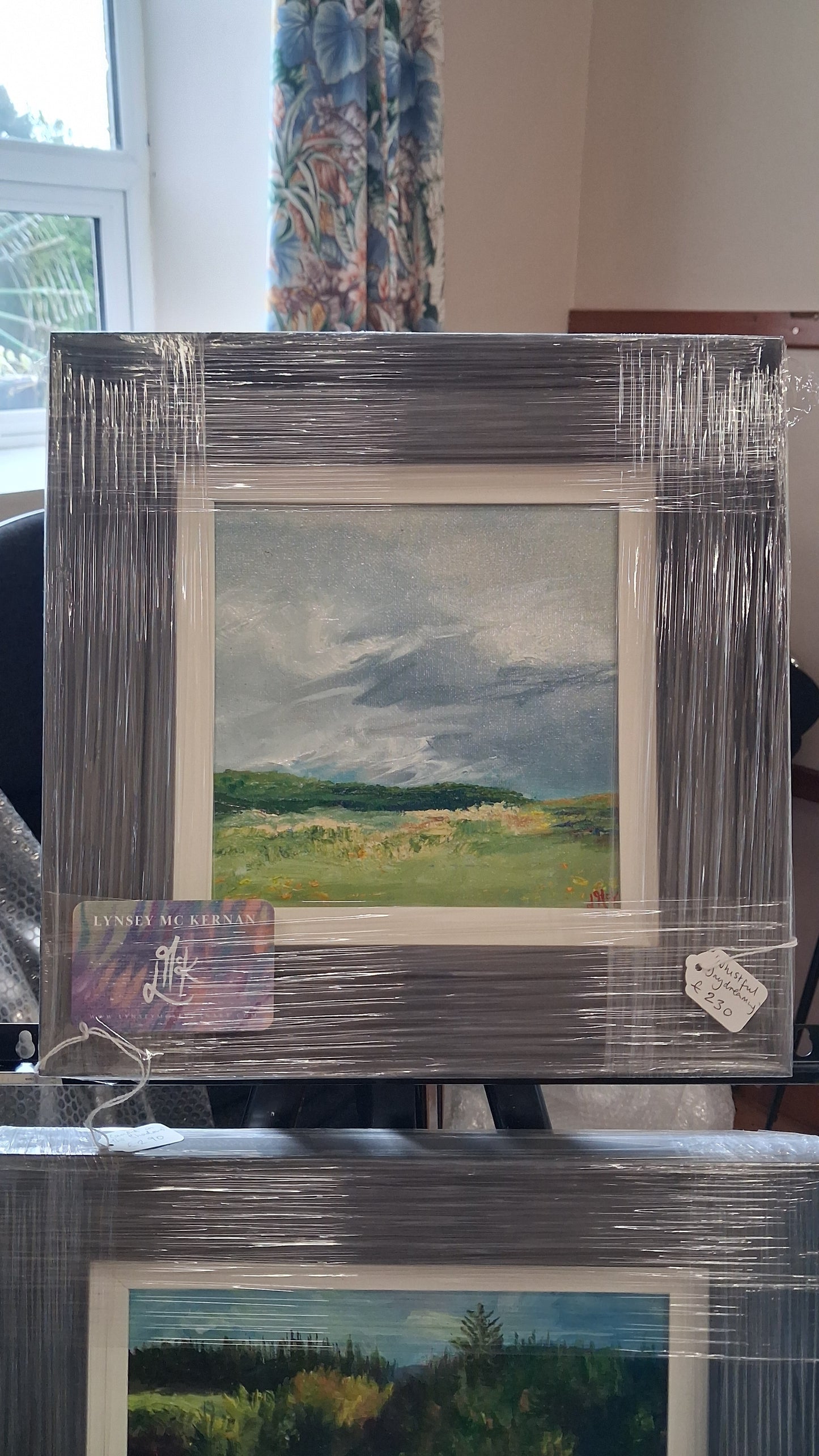 'Whistful Daydreaming' framed original painting