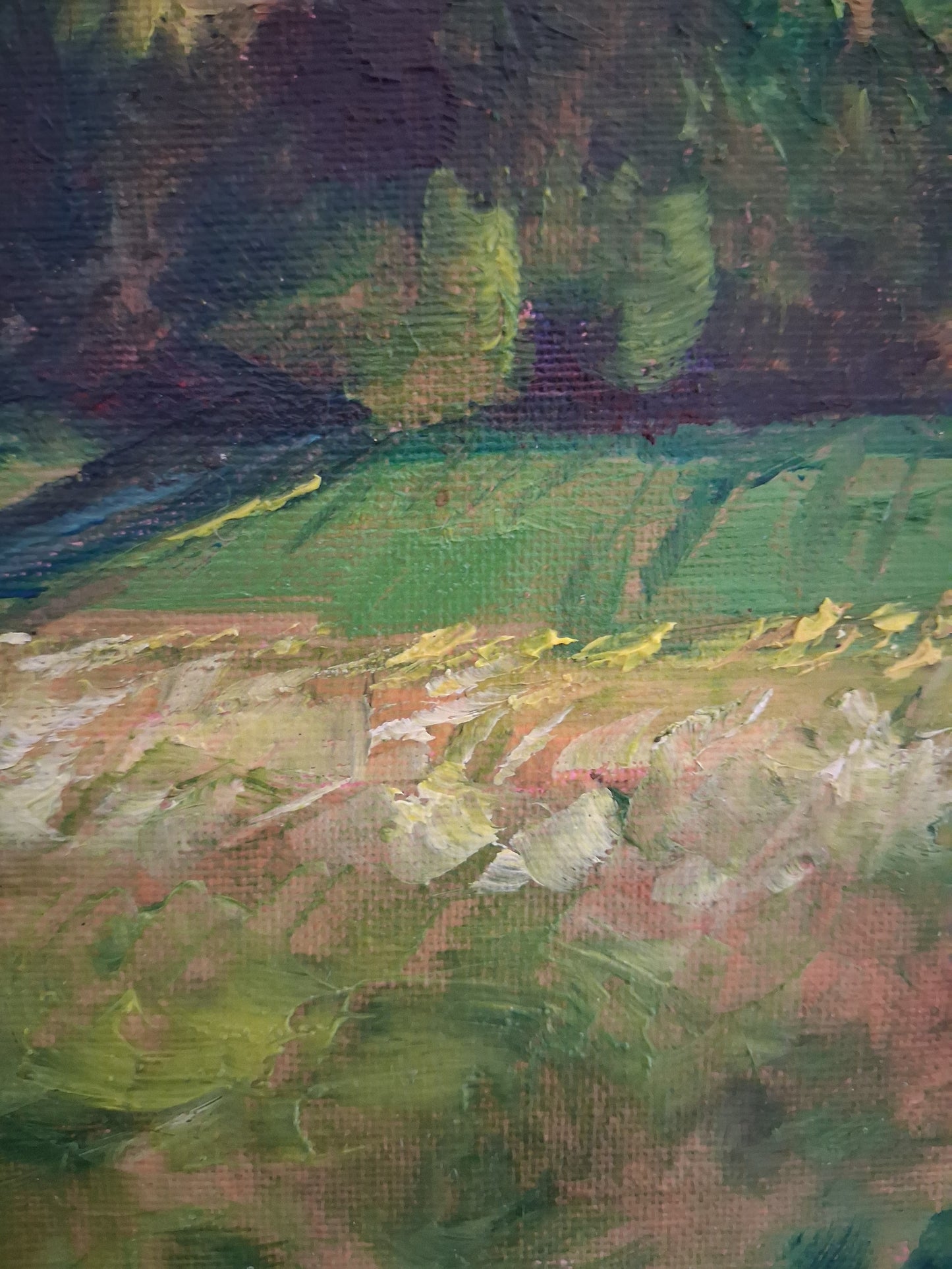 'Solstice Sunlight' framed original painting