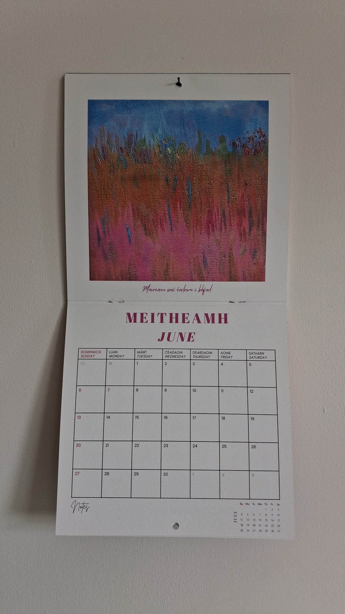 The Wonder Calendar 2027