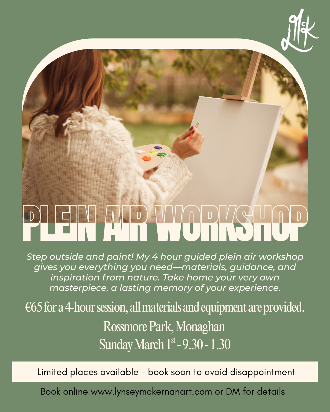 MARCH 1ST - PLEIN AIR SESSION