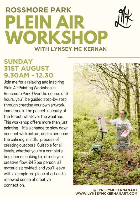 Plein Air Workshop in Rossmore Park, Monaghan - Sunday 31st August, 9.30am