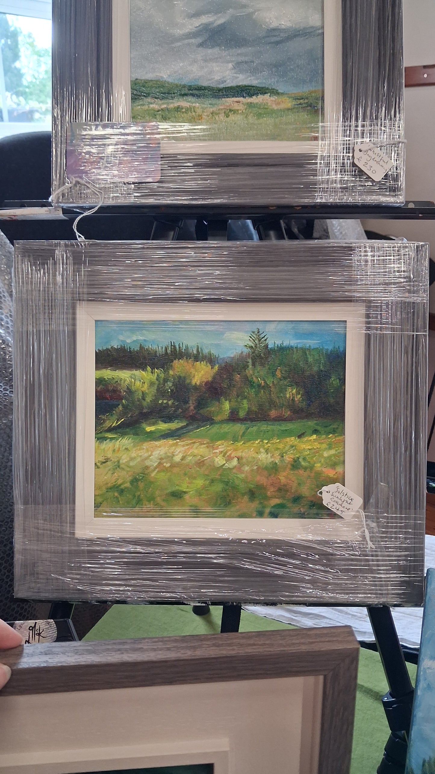 'Solstice Sunlight' framed original painting